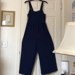Madewell navy blue jumpsuit